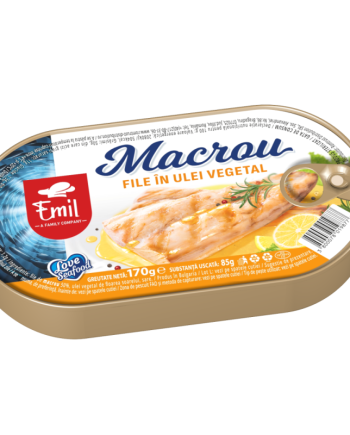 EMIL - Macrou file în ulei vegetal, 170 g