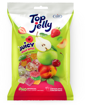 Top Jelly - Jeleuri cu arome de fructe, cu pectina, 180g